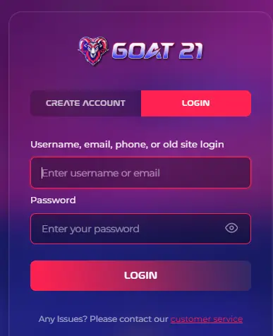 Login Goat21